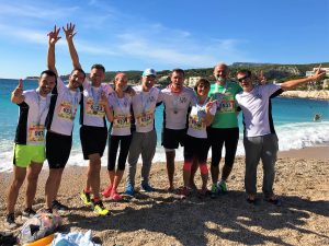 La team LM5P sur Marseille-Cassis 2017!