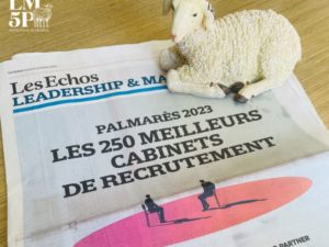 Parution presse : « Palmarès 2023 des meilleurs cabinets de recrutement, selon Les Echos »